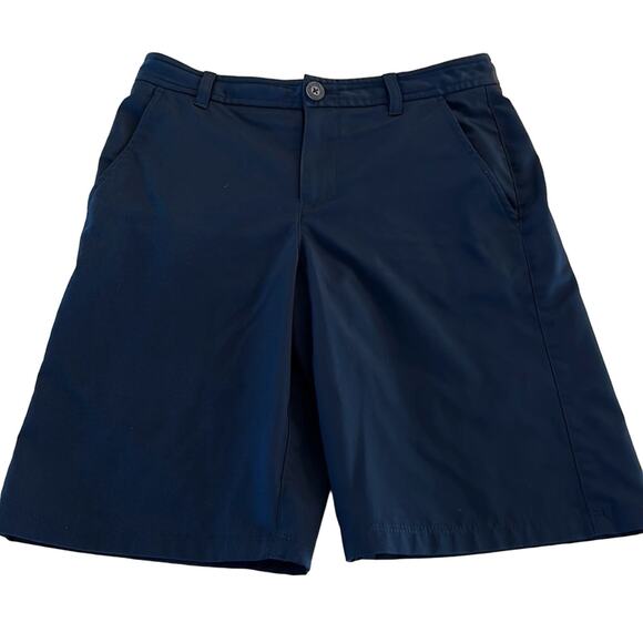 Under Armour Navy Blue Match Play Shorts Size 16 - Picture 1 of 3